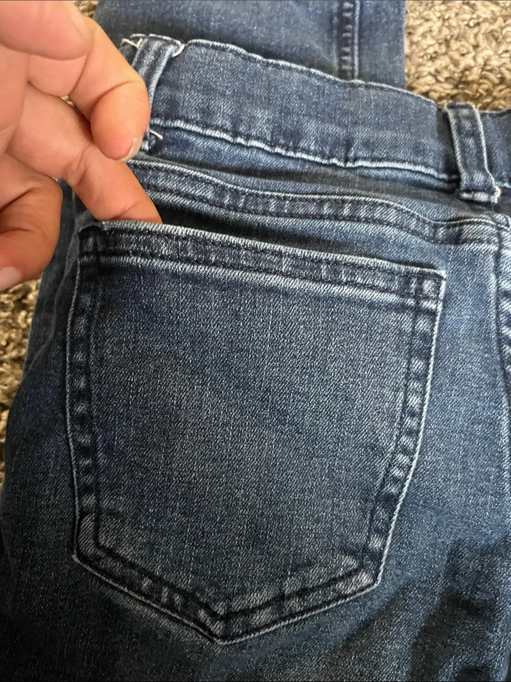 wonder nation Dark Blue Straight Leg Kids Jeans